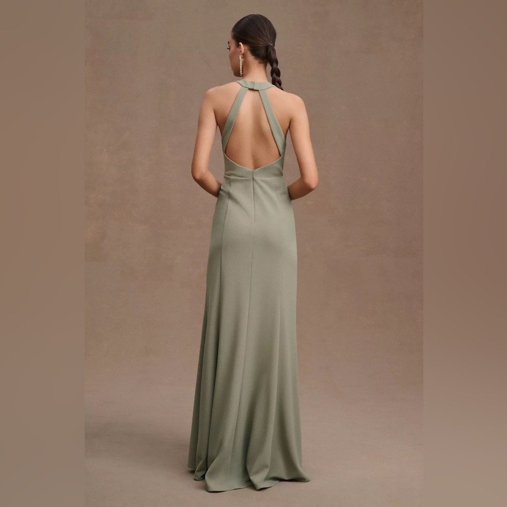 NWT Anthropologie BHLDN green bridesmaids dress.